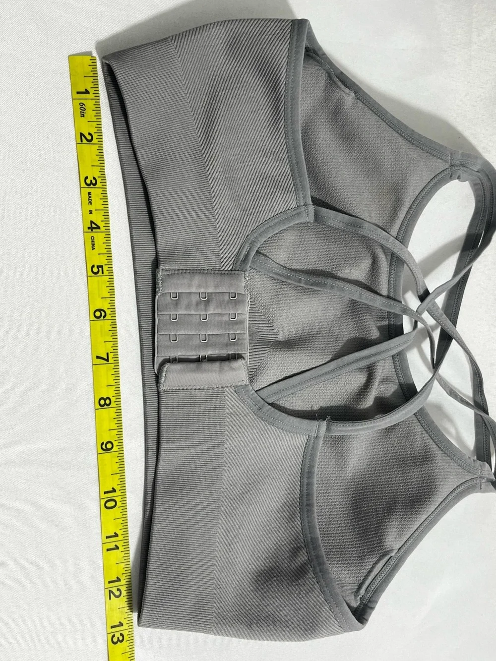 SOMA Sport Seamless Strappy Back Bra - Medium - Gray